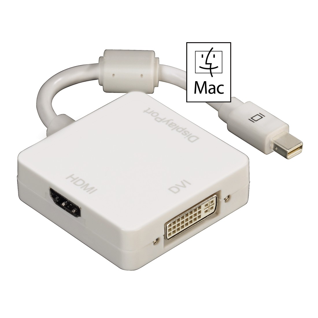 00053245 Hama 3in1 Mini DisplayPort Adapter for DVI, Displayport 