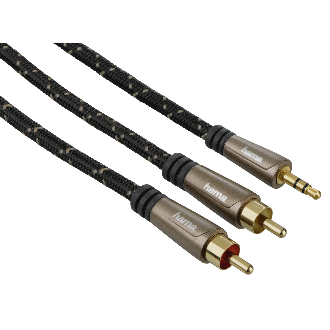 Cable Audio Plug 3,5 Mm A 2 Rca 10 Mt 