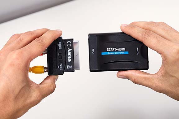Scart-to-HDMI-Konverter verbinden