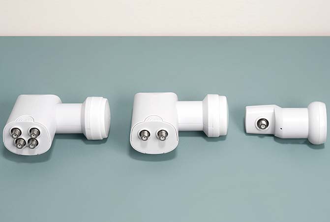 verschiedene LNB-Typen