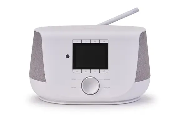 weißes Internetradio von Hama