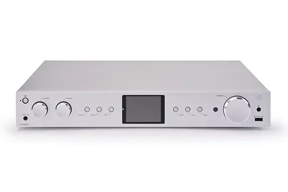 silberner HiFi Tuner von Hama