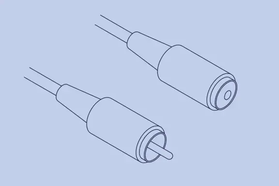 Illustration: Koax-Stecker