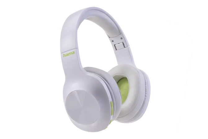 Weißer Over-Ear-Kopfhörer
