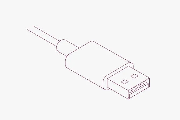 Skizze USB-Anschluss