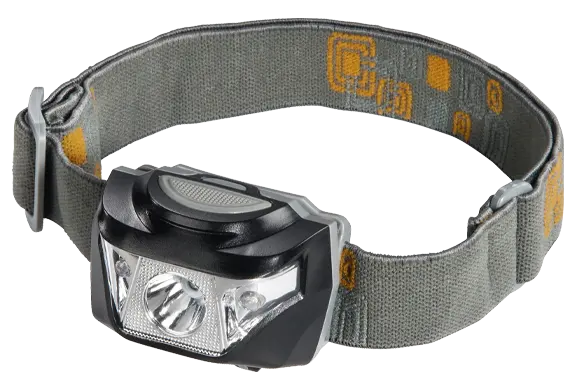 Schwarze LED-Stirnlampe