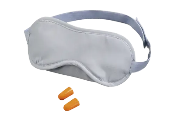 Schlafmaske und Ohrenstöpsel von Hama