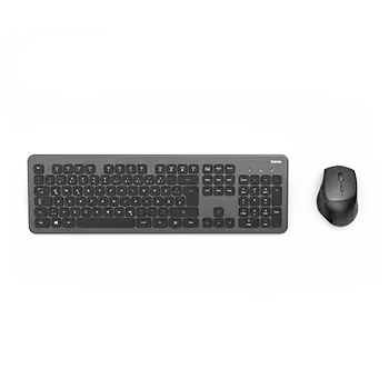  Funktastatur-/Maus-Set "KMW-700", Anthrazit/Schwarz, QWERTZ DE