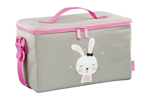 Hörspielbox-Tasche mit Hasenmotiv