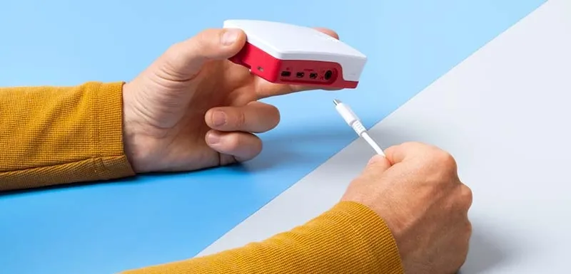 Raspberry Pi anschließen.