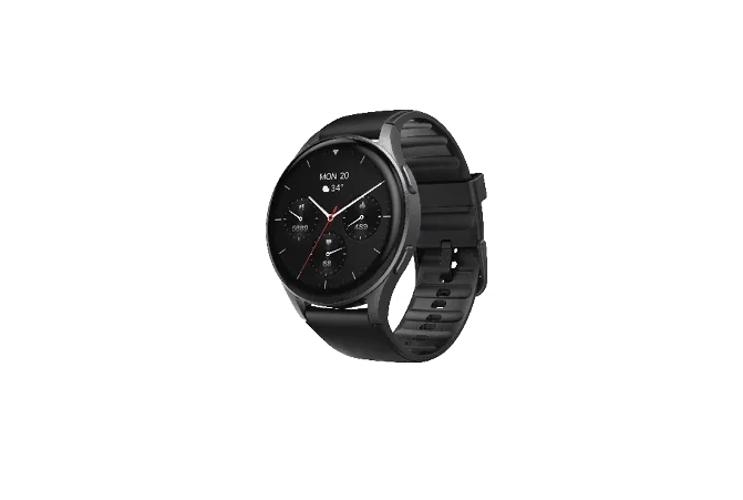 Smartwatch von Hama mit weißem Band