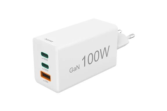 100 Watt Ladegerät mit unterschiedlichen Ports von Hama